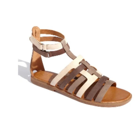 Gladiator sandal 100% LEATHER Villager Peasant boho padded soft comfort Sandal 7 - Picture 2 of 15